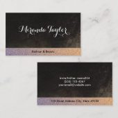 Textile Muster und schicke Textur Visitenkarte (Vorne/Hinten)