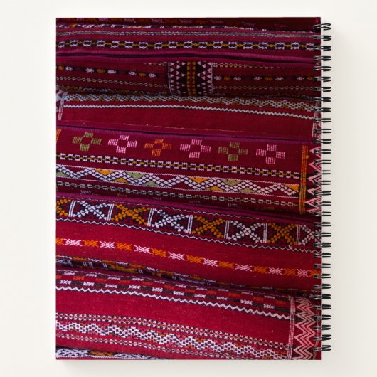 Textile Pillow Patterns Notizblock (Rückseite)
