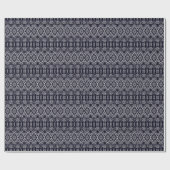 Textile Quadrate: Mode Grunge Matrix Geschenkpapier (Flach)