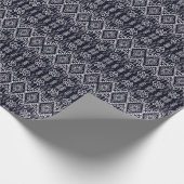 Textile Quadrate: Mode Grunge Matrix Geschenkpapier (Ecke)