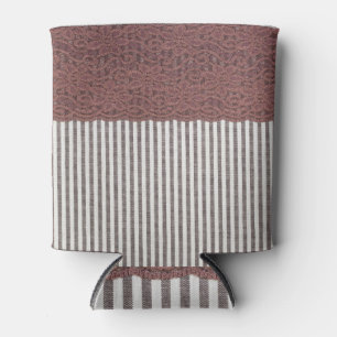 Textile Spitzen Gewebe Hintergrund Textur Dosenkühler