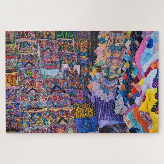Textile Wand Explosion der Farbe Puzzle (Horizontal)