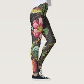 Textilentwurf des 18. Jahrhundertsder Blumen Leggings (Rechts)