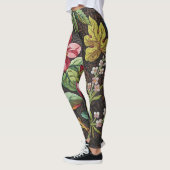 Textilentwurf des 18. Jahrhundertsder Blumen Leggings (Links)