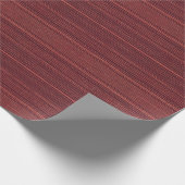 Textiler aus rotem Streifen Geschenkpapier (Ecke)
