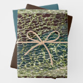 Textilfasern 2 geschenkpapier set (Beispiel)