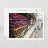 Textilgeschäft, Abuja Postkarte (Vorne/Hinten)