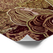 Textilgestaltung von Christopher Dresser Poster (Ecke)