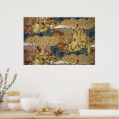 Textilgestaltung von Christopher Dresser Poster (Küche)