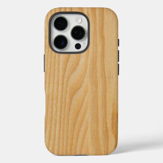 Textilien aus hellem Holz Case-Mate iPhone Hülle (Rückseite)