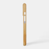 Textilien aus hellem Holz iPhone 16 Hülle (Linke Seite)