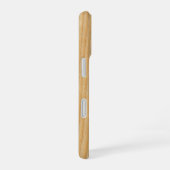 Textilien aus hellem Holz iPhone 16 Hülle (Rechte Seite)