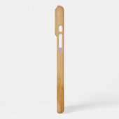 Textilien aus hellem Holz iPhone Hülle (Linke Seite)