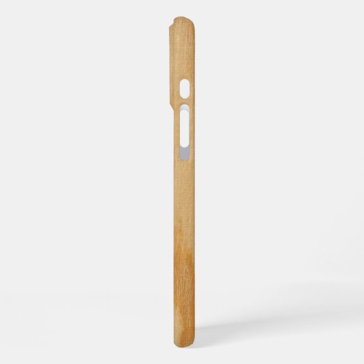 Textilien aus hellem Holz iPhone Hülle (Linke Seite)