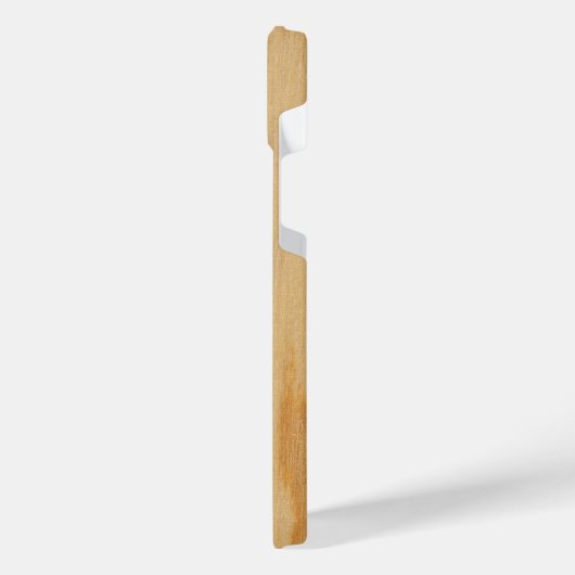 Textilien aus hellem Holz iPhone Hülle (Linke Seite)