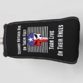 Textilien die lieber auf den Füßen Golf Headcover (Vorderseite)