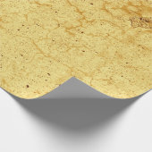 Textilien Gelb Vintag antike rustikale Decoupage Geschenkpapier (Ecke)