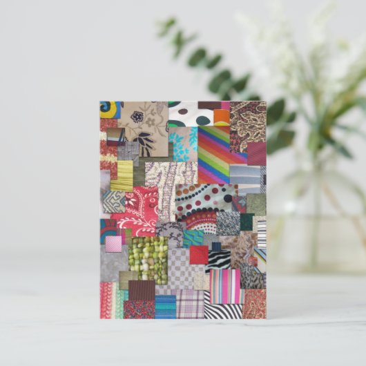 Textilien Postkarte (Stehend Vorderseite)