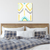 Textilinduktion II Leinwanddruck (Insitu (Schlafzimmer))