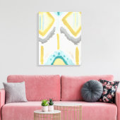 Textilinduktion II Leinwanddruck (Insitu (Wohnzimmer))