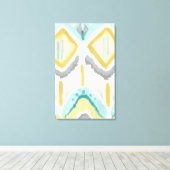 Textilinduktion II Leinwanddruck (Insitu (Holzboden))