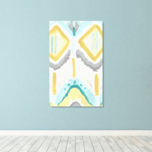 Textilinduktion II Leinwanddruck (Insitu (Holzboden))