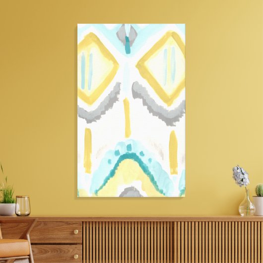 Textilinduktion II Leinwanddruck (Insitu (Wohnzimmer))