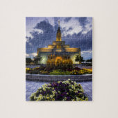 Textilkaufmann mormonischer Lds Tempel - Utah Puzzle (Vertikal)