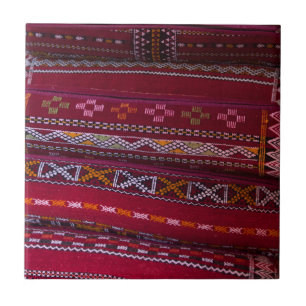 Textilkissenmuster Fliese