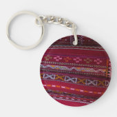 Textilkissenmuster Schlüsselanhänger (Vorderseite)