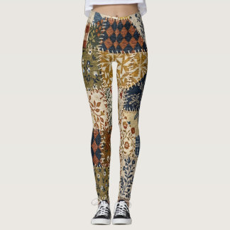 Textilmosaik im Vintage-Stil. Leggings
