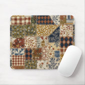 Textilmosaik im Vintage-Stil. Mousepad (Mit Mouse)