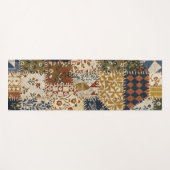 Textilmosaik im Vintage-Stil. Yogamatte (Vorderseite (Horizontal))