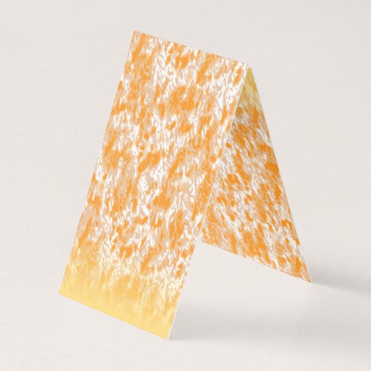 Textilmuster mit leuchtendem Orange und Gold (Rückseite)