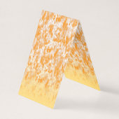 Textilmuster mit leuchtendem Orange und Gold (Vorderseite)