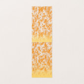 Textilmuster mit leuchtendem Orange und Gold (Innenseite Aufgefaltet)
