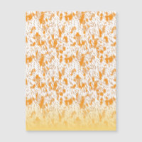 Textilmuster mit leuchtendem Orange und Gold