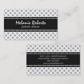 Textilmuster Visitenkarte (Vorne/Hinten)