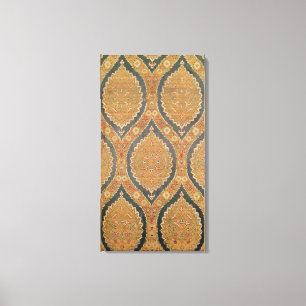 Textilplatte, 16./17. Jahrhundert Leinwanddruck