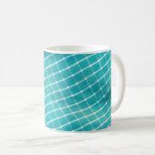 Textilverschluss im Hintergrund. Kaffeetasse (VorderseiteRechts)