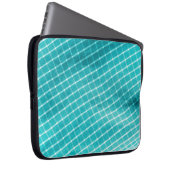 Textilverschluss im Hintergrund. Laptopschutzhülle (Vorne Rechts)