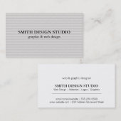 Textinformation | Textilien Visitenkarte (Vorne/Hinten)