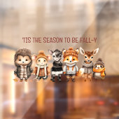 Textklammern des Textfensters "Fall Friends" für N Fensteraufkleber (Blatt 2)