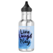 TextLive-Lachwiedergabe ändern Inspirier Zitat mot Edelstahlflasche (Rechts)