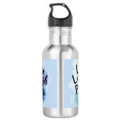 TextLive-Lachwiedergabe ändern Inspirier Zitat mot Edelstahlflasche (Rückseite)