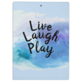 TextLive-Lachwiedergabe ändern Inspirier Zitat mot Klemmbrett (Rückseite)