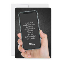 Textnachricht der Graduierungspartei