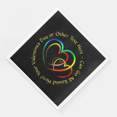 Textnachricht hinzufügen - Kommentare zum Schwarze Serviette (Ecke)