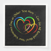 Textnachricht hinzufügen - Kommentare zum Schwarze Serviette (Vorderseite)