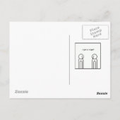 Textnachricht Postkarte (Rückseite)